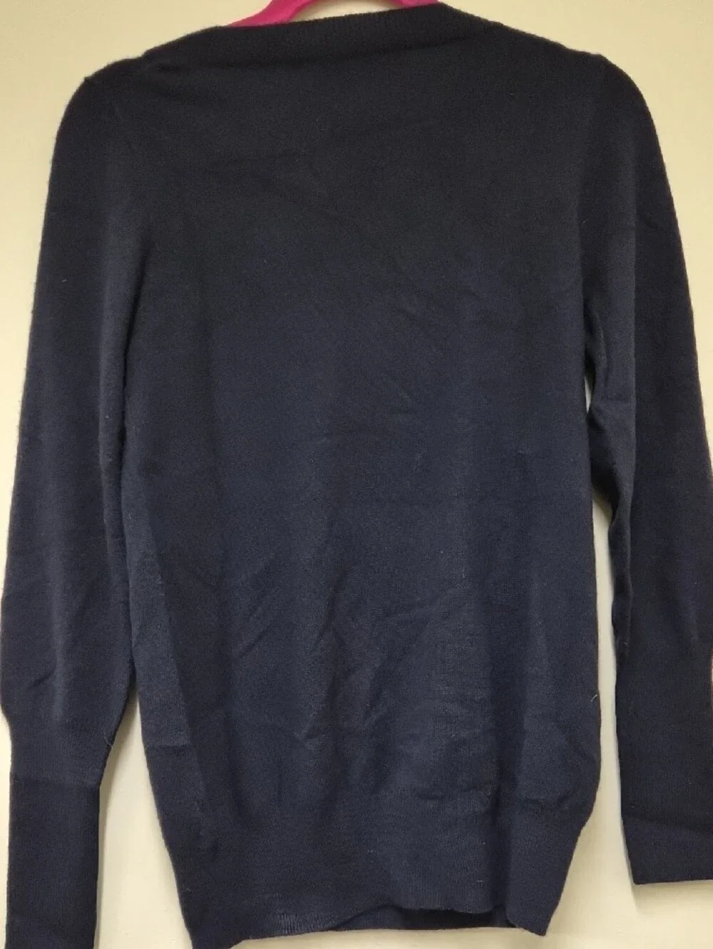 J. Crew Women's V-Neck Long Sleeve Sweater - Black Size M